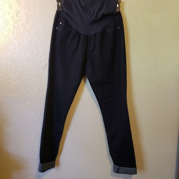 Indigo Blue Maternity Denim - INDIGO Blue Maternity Sz Large Skinny Blue Jean